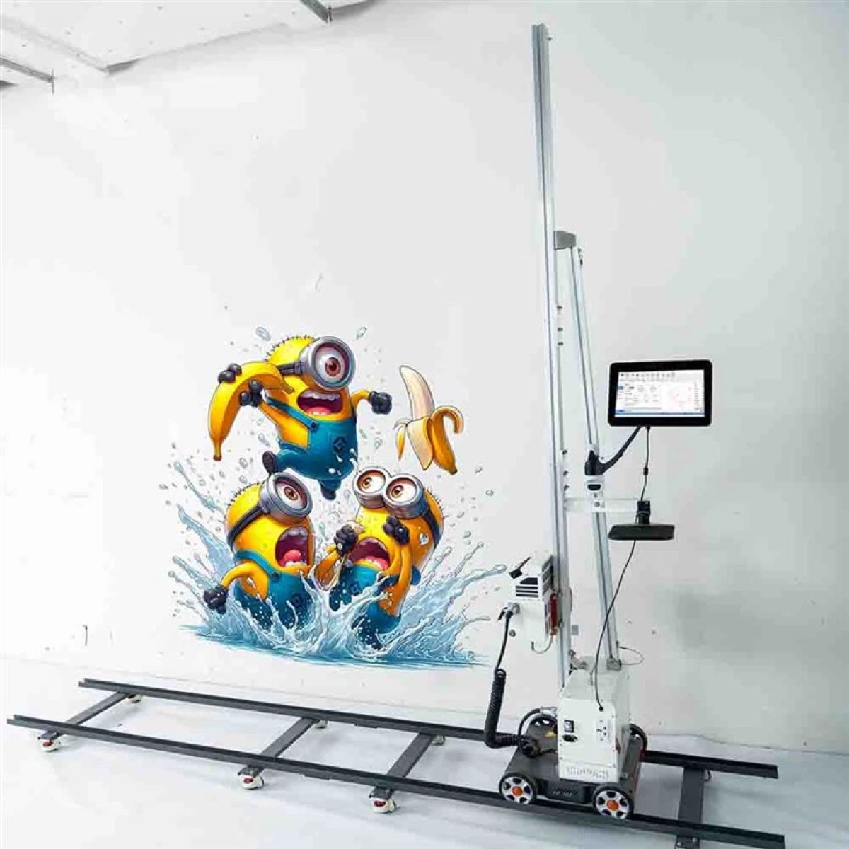 Minions character wall print - kids room wall printing Dubai